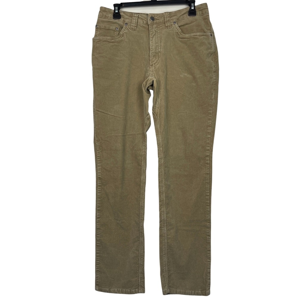 Mountain Khakis Corduroy Canyon Cord Pant Mens 30x31 Slim‎ Tailored Fit Tan